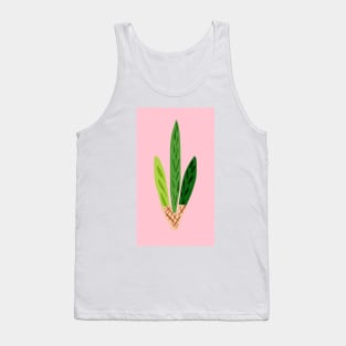 Lulav Pink Print Tank Top